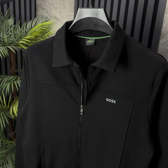 HB Tam Fermuarlı Sweatshirt (siyah)