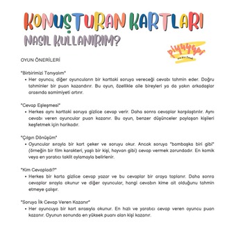 KONUŞTURAN KARTLAR