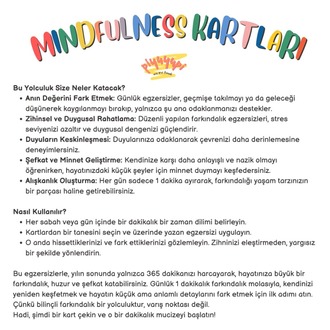 Bilinçli Farkındalık (mindfulness) Kartları 