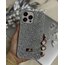 İPhone Swarovski Taşlı Kılıf - Naturel Titanyum