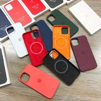 iPhone MagSafe Özellikli Silicon Kılıf - Toz Pembe