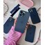 iPhone Ag-Glass Case-Navy Blue