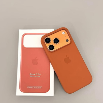 iPhone MagSafe Animasyonlu Orjinal Silicon Case Turuncu