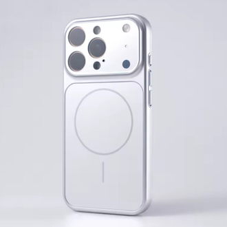İPhone Ag Glass Case -Gümüş