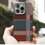 İPhone Fiber Carbon Kılıf -Vintage Kareli