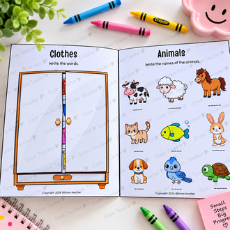 My English Booklet Printable | ESL Activities for Kids