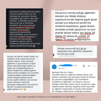 Erken Boşal-madan Uzun Sevişmelere