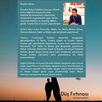 Haydar Aksoy - Düş Fırtınası
