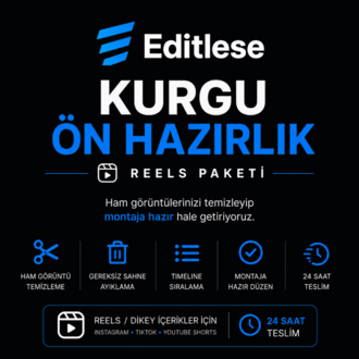 Kurgu Ön Hazırlık Sistemi | Ham Görüntü Düzenleme