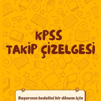 DİJİTAL KPSS TAKİP ÇİZELGESİ
