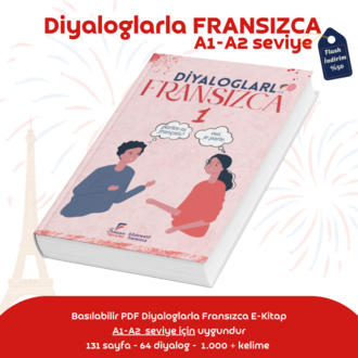 Diyaloglarla Fransızca öğren – A1-A2 Seviye E-Kitap (PDF)