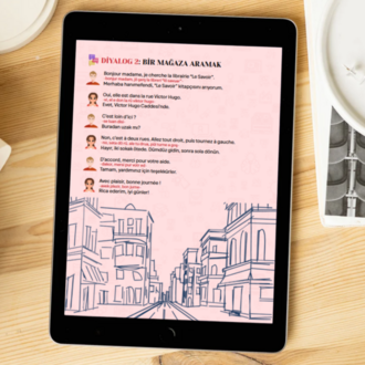Diyaloglarla Fransızca öğren – A1-A2 Seviye E-Kitap (PDF)