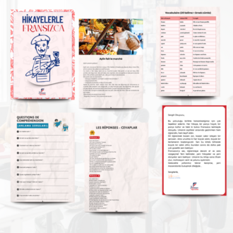 Hikayelerle Fransızca Öğreniyorum A1-A2-B1-B2
