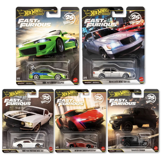 Hot Wheels Premium F&F 25. Yıl Özel seri Case Dahil