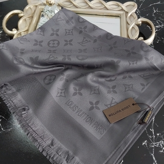 luis Vuitton ithal ipek şal  antrasit 