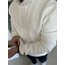 OVERSİZE ÜÇ İPLİK ŞARDONLU SWEATSHİRT