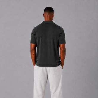 Essential Polo Yaka Örme T-Shirt
