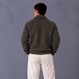 Premium Cepli Bomber Ceket - Haki