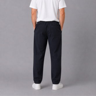 Siyah Relax Baggy Pantolon