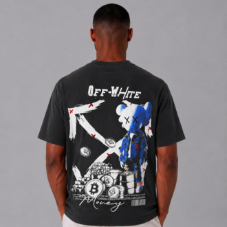 Grafik Baskılı Oversize T-Shirt