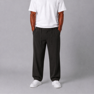 Relax Fit Ayarlanabilir Bağcıklı Pantolon