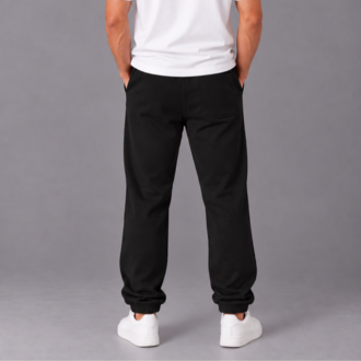 Essential Oversize Eşofman Altı - Siyah