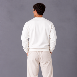 Basic Sweatshirt - Beyaz