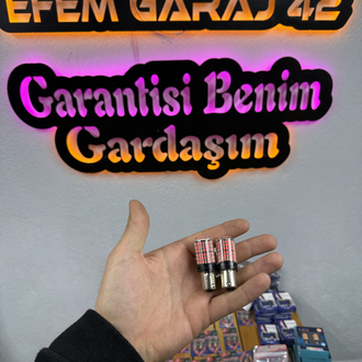 Kırmızı 144 led tek duy