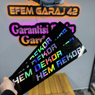 Dekor plaka (adet fiyatı )