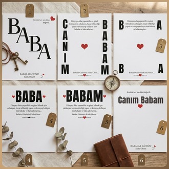 Babalar Günü Açacaklı Anahtarlık Hediyelik (50 Adet)