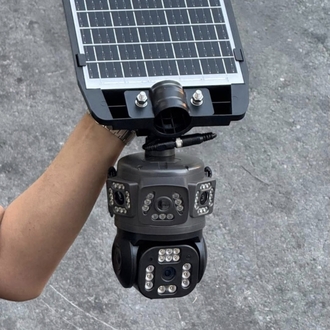 İNOX X106 Dual Lens E-Sim Kartlı  Solar Lamba ve Kamera