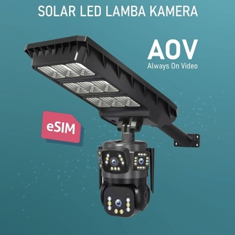 İNOX X106 Dual Lens E-Sim Kartlı  Solar Lamba ve Kamera