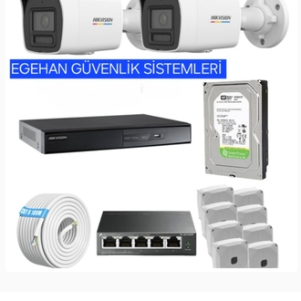 Hikvision 4 Kameralı 4MP
Colorvu 7/24 Renkli IP
Kamera Seti