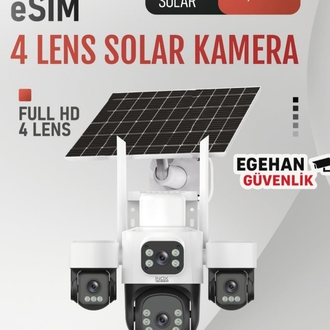 İNOX X14 4 Lens E-Simli Solar Kamera