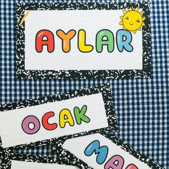 Renkli Aylar Eğitim Seti