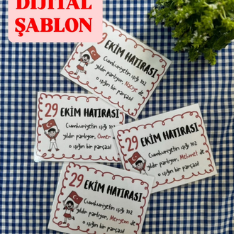 29 EKİM HATIRASI DİJİTAL ŞABLON
