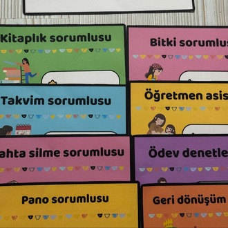 Sınıf Sorumluluk Panosu