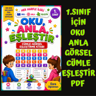 Oku Anla Eşleştir Kitabı PDF HARF HARF