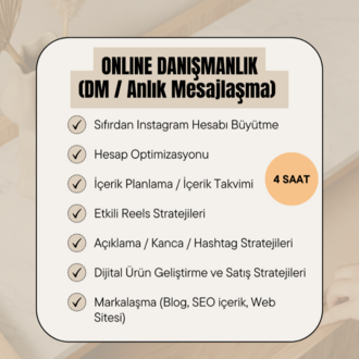 Online Danışmanlık / Aylık