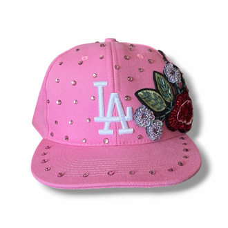 Custom LA Pink Bloom Cap