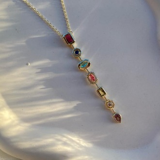 Elegant Y Kolye Gold