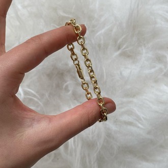 VİP Kaplama Gold Zincir Bileklik