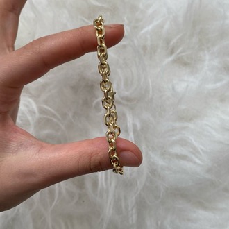 VİP Kaplama Gold Zincir Bileklik
