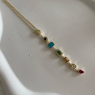 Elegant Minimal Y Kolye Gold