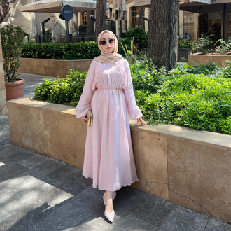 Pery elbise pembe 