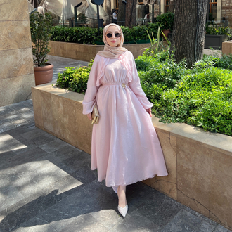Pery elbise pembe 