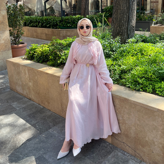 Pery elbise pembe 