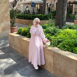 Pery elbise pembe 
