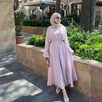 Pery elbise pembe 