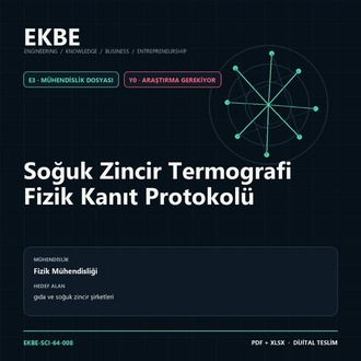 Soğuk Zincir Termografi Fizik Kanıt Protokolü
